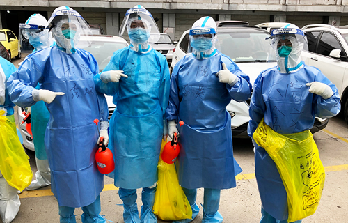 向逆行者致敬！黄瓜视频
援吉天使归来